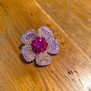 Pink Flower Brooch